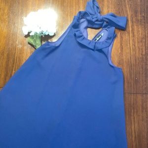 Navy Blue Flair Dress